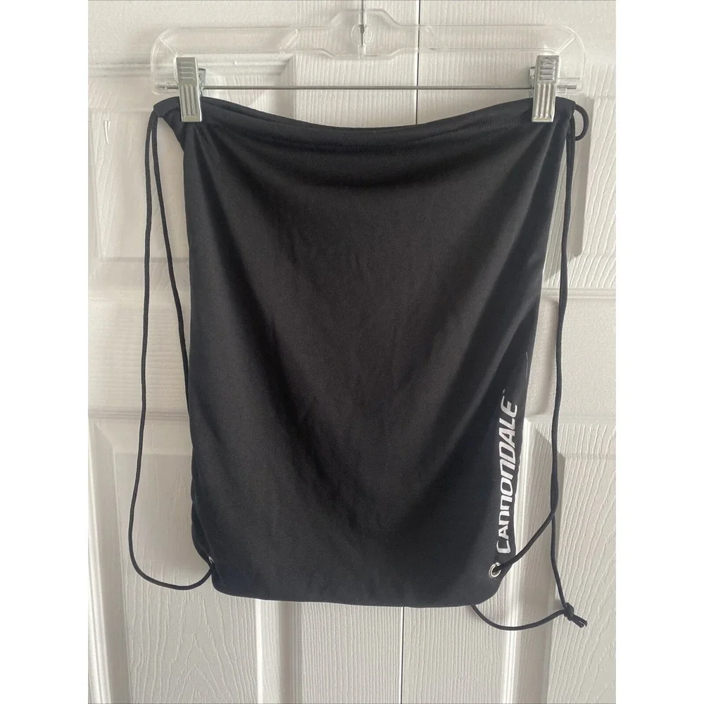 Cannondale Drawstring Cinch Backpack OS Black Sport Bag MTB Travel‎ Sports Gym